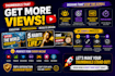 design eye catching and high CTR youtube thumbnails