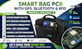design custom smart bag pcb with gps, bluetooth and rfid
