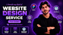 design or redesign a modern wordpress website or figma UI UX web design