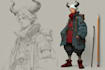 character concept art and character design