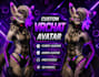 create a custom vrchat avatar vrc character furry anime avatar protogen 3d model