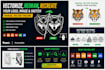 vectorize, redraw, recreate your logo, image