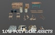 create ps1 ps2 low poly game assets 3d props and game ready models for unity