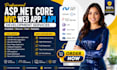 develop a website using a dot net, dot net core mvc, API, razor application