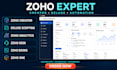 build custom zoho creator, deluge scripting, analytics, desk and zoho one