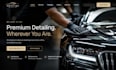 wix car detailing website squarespace mobile auto detailing website