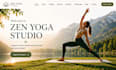build squarespace yoga studio website wellness website coach booking website