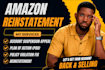 reinstate suspended amazon account, fix section 3, amazon reinstatement poa