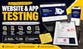 do website testing, usability testing and QA testing with bug report