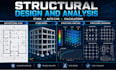 do structural analysis  and design using etabs