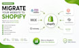 migrate godaddy wix magento squarespace woocommerce website to shopify store seo