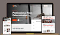 pest control website fumigation website  cleaning website pest control lead hvac