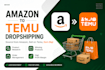 manage your temu store and do amazon to temu dropshipping