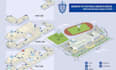 design detailed campus map, school map, university map and wayfinding map
