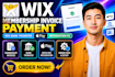 do wix membership invoice payment, wix bank transfer, apple pay integration fix