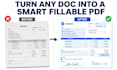 create interactive fillable PDF form with calculation and e signature in 5 hours