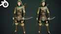 create low poly game npc characters with rigging and animation in blender