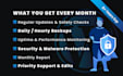 provide monthly wordpress maintenance, care and security