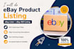 ebay listing,ebay lister,ebay SEO listing