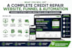 build a credit repair website with automation and funnel