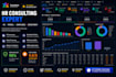create a professional excel or webbased business dashboard
