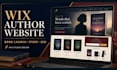 design a wix author website book launch page and store