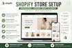 set up a professional shopify store ready to launch