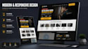 design a locksmith handyman website landing page with booking