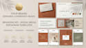 design canva branding kit on canva, social media template, instagram post