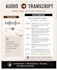 professionally transcribe audio and video