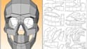 create custom low poly papercraft models and printable templates