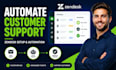 set up and automate zendesk helpdesk for customer support