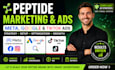 fix peptide ads issues, set up compliant peptide ads on meta, google, tiktok ads