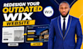 redesign your outdated wix website into a fast, modern, mobile friendly site