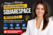 build sqaresapace website design or redesign squarespace website development
