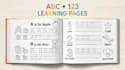 create an abc 123 tracing workbook for kids