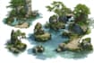design amazing fantasy landscape