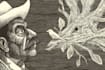 create artistic linocut illustration