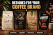 design premium coffee packaging and coffee bag design