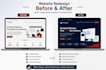 wordpress website redesign with elementor