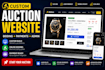 build a custom auction website with bidding and payment system