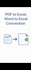 do excel data entry, PDF to excel conversion, and web research