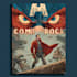 draw in comic style and retro colors
