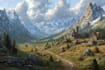 fantasy landscapes, illustration and environment