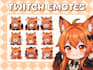 design custom twitch emotes, sub badges and vtuber emotes