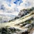 paint landscapes in watercolor