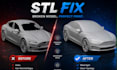 repair stl files, fix 3d models and make them print ready