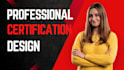 design professional custom certificates, awards, diplomas and editable template