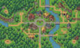 create pixel art background, game map, pixel environment scenery and 2d game art