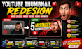 redesign youtube thumbnails for higher click appeal
